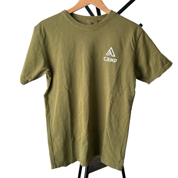 camp brand goods Tops - CAMP BRAND T Shirt | Short Sleeve Unisex | Olive Green | Small
